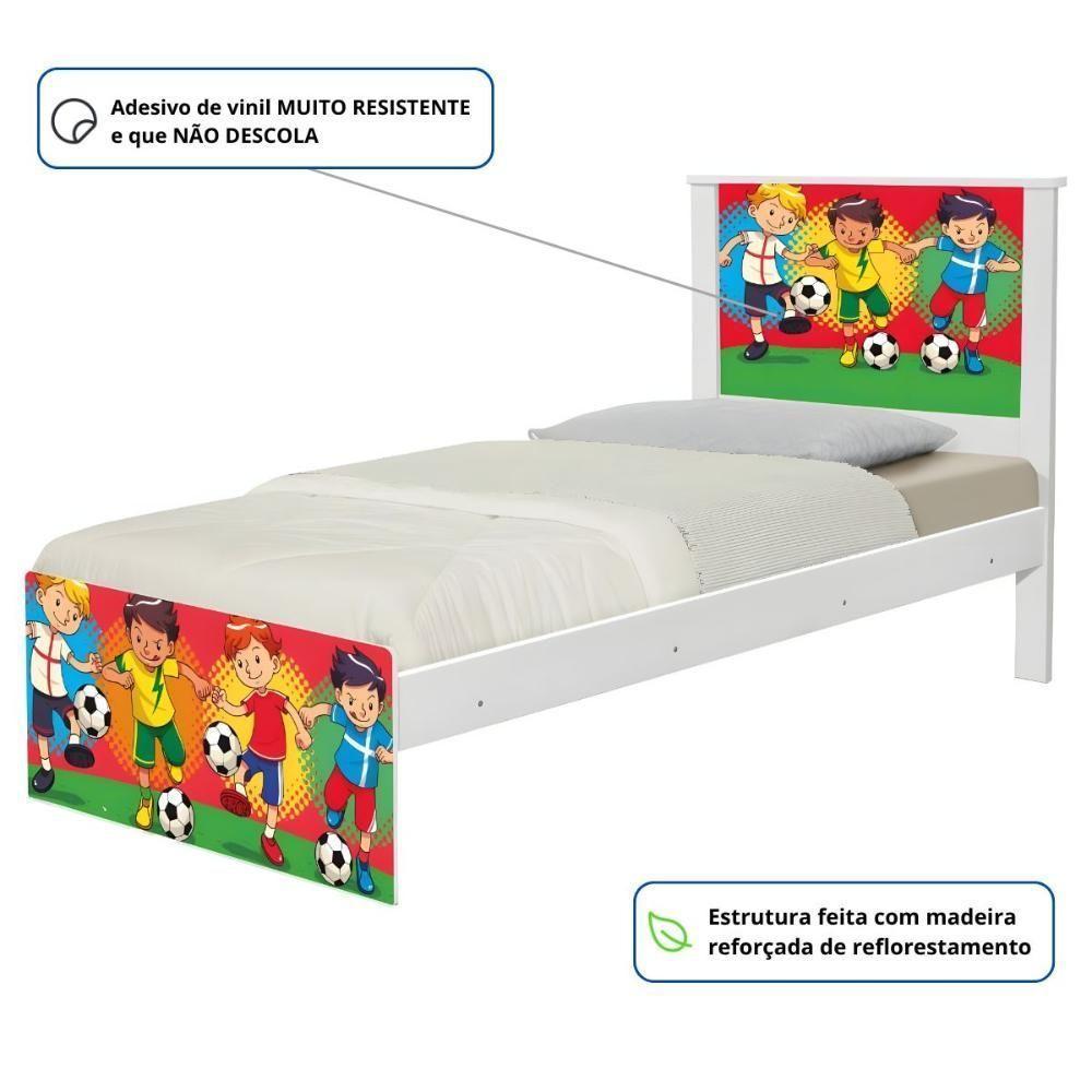 Bi Cama Juvenil Zap Futebol Meninos Com Colchões - 2