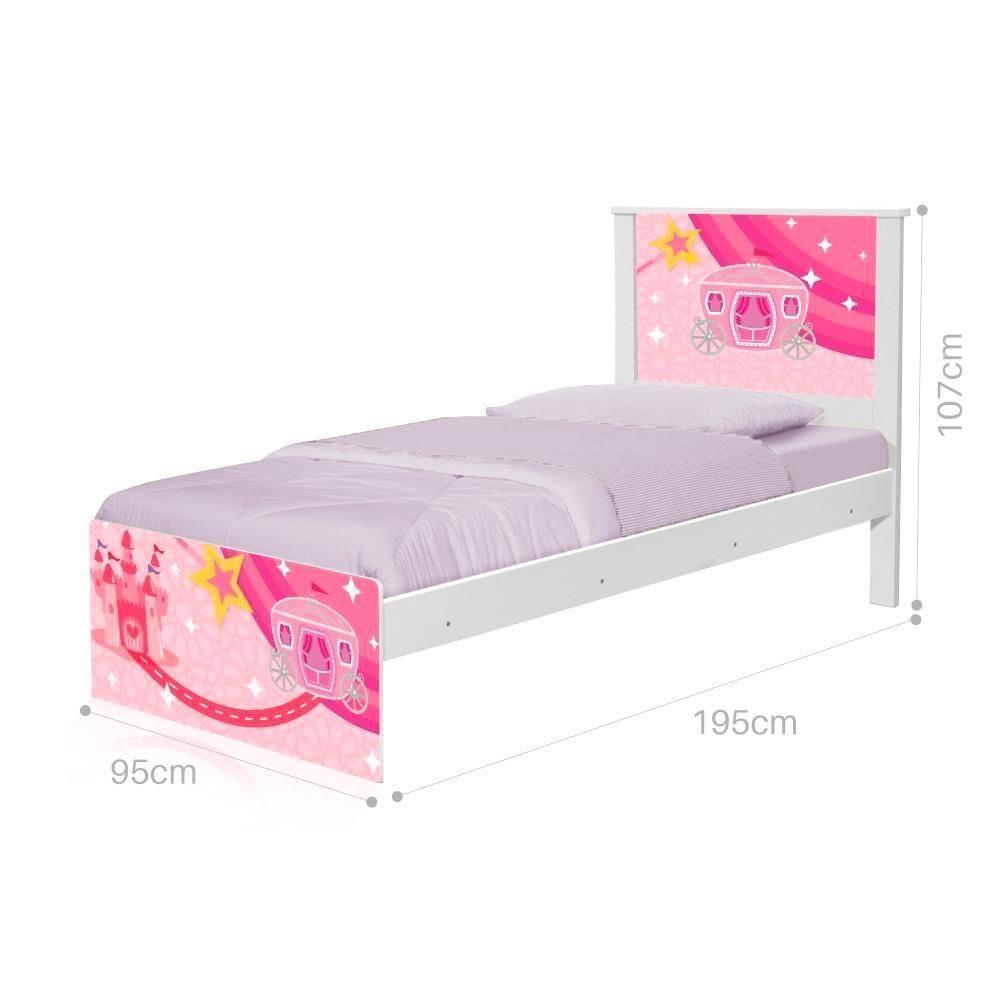 Bi Cama Juvenil Zap Carruagem Castelo Com Colchões - 3