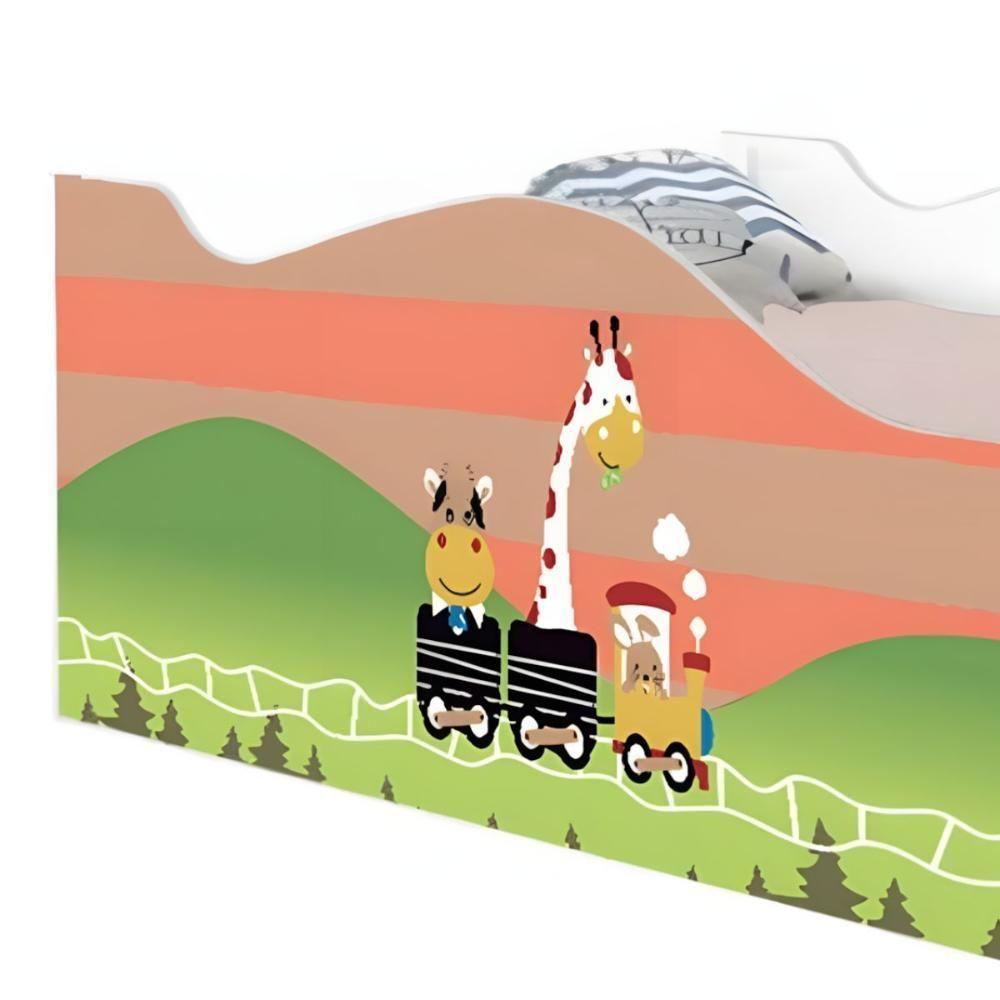 Mini Cama Joy Trenzinho Com Colchão - 4