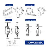 Minidisjuntor Tdj5-3c50 3 P 50 A 4,5 Ka Curva C Tramontina Tramontina - 6