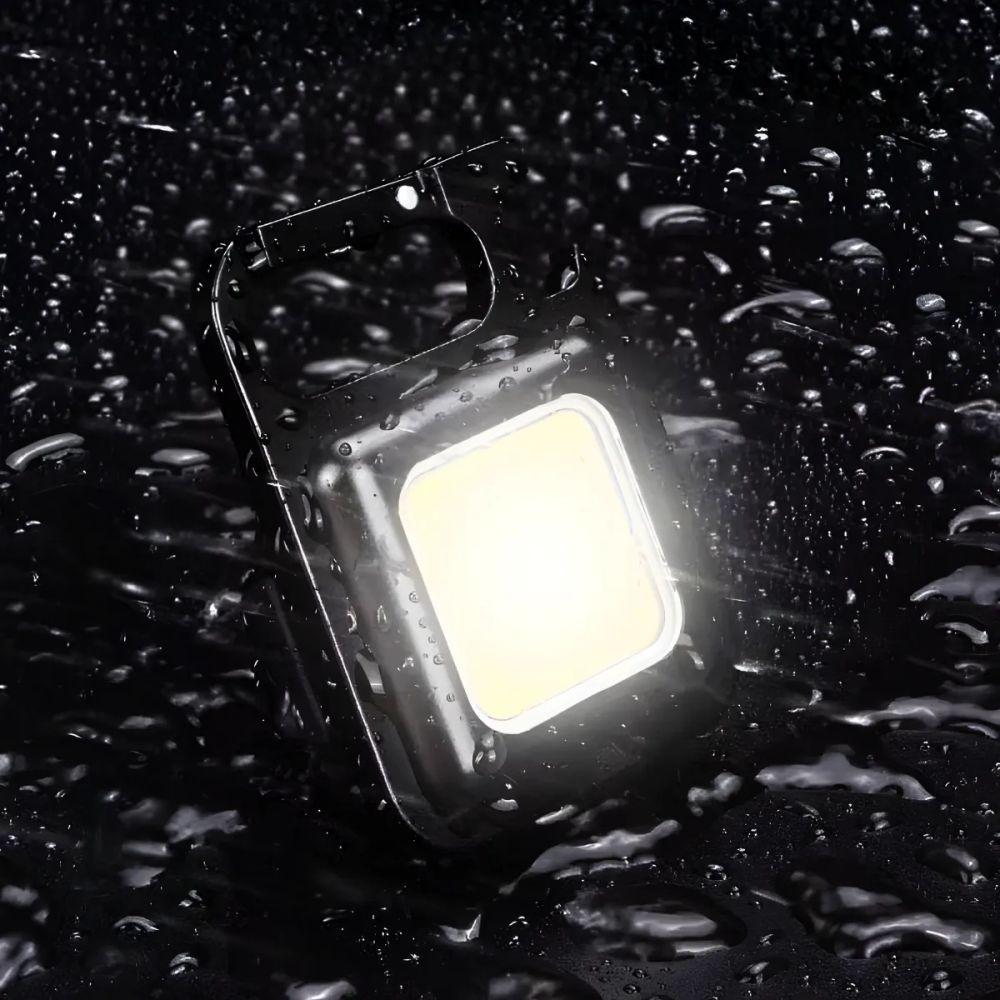 Lanterna Recarregável Chaveiro Multifunção Led Cob Abridor - 5