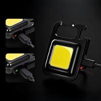 Lanterna Recarregável Chaveiro Multifunção Led Cob Abridor - 7