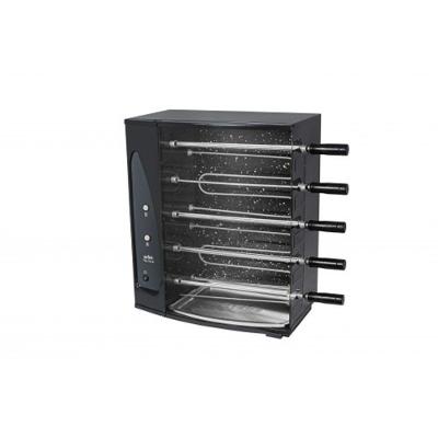 Churrasqueira Elétrica Rotativa Vitta Smart-05 5 Espetos 55cm 110V Aço Carbono Arke