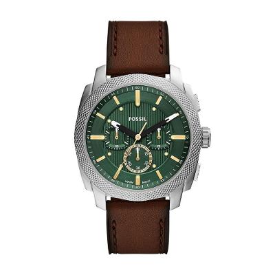 Relógio Fossil Masculino Machine Prata - Fs6100-0vn