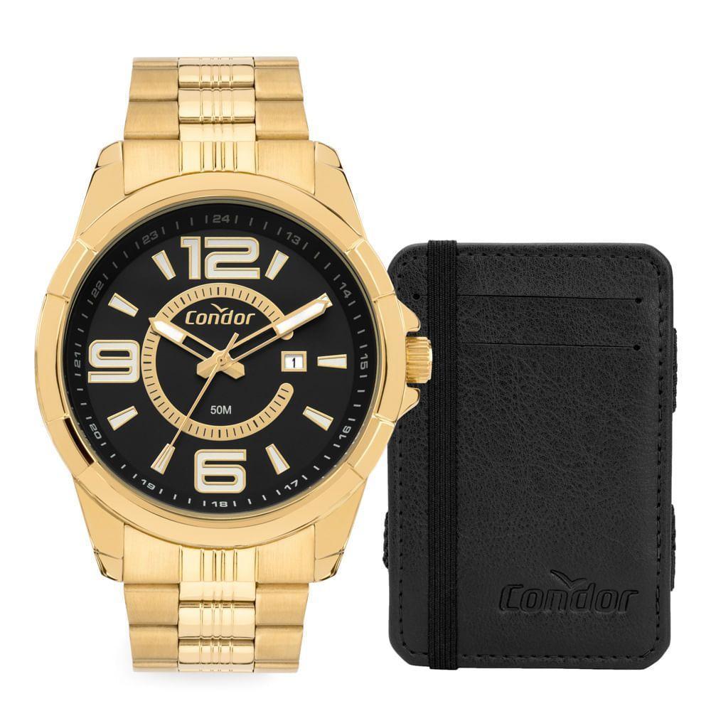 Kit Condor Masculino Speed Dourado - Co2115mvz-k4p Co2115mvz-k4p - 1