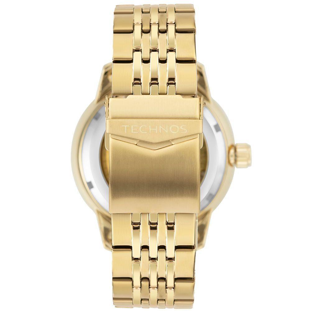 Relógio Technos Masculino Automatico Dourado - G3265ar-1d G3265ar-1d - 3