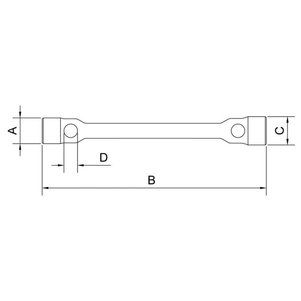Chave De Roda Em Aço Cromo Vanádio 19x24 Mm Tramontina Pro Tramontina - 3