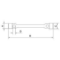 Chave De Roda Em Aço Cromo Vanádio 19x24 Mm Tramontina Pro Tramontina - 3