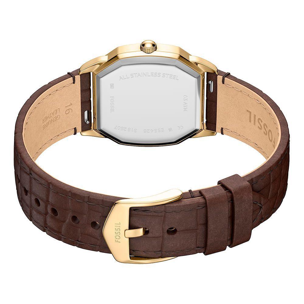 Relógio Fossil Feminino Harlow Dourado - Es5426-0bn Relógio Fossil Feminino Fossil Fem - Es5426-0bn - 5