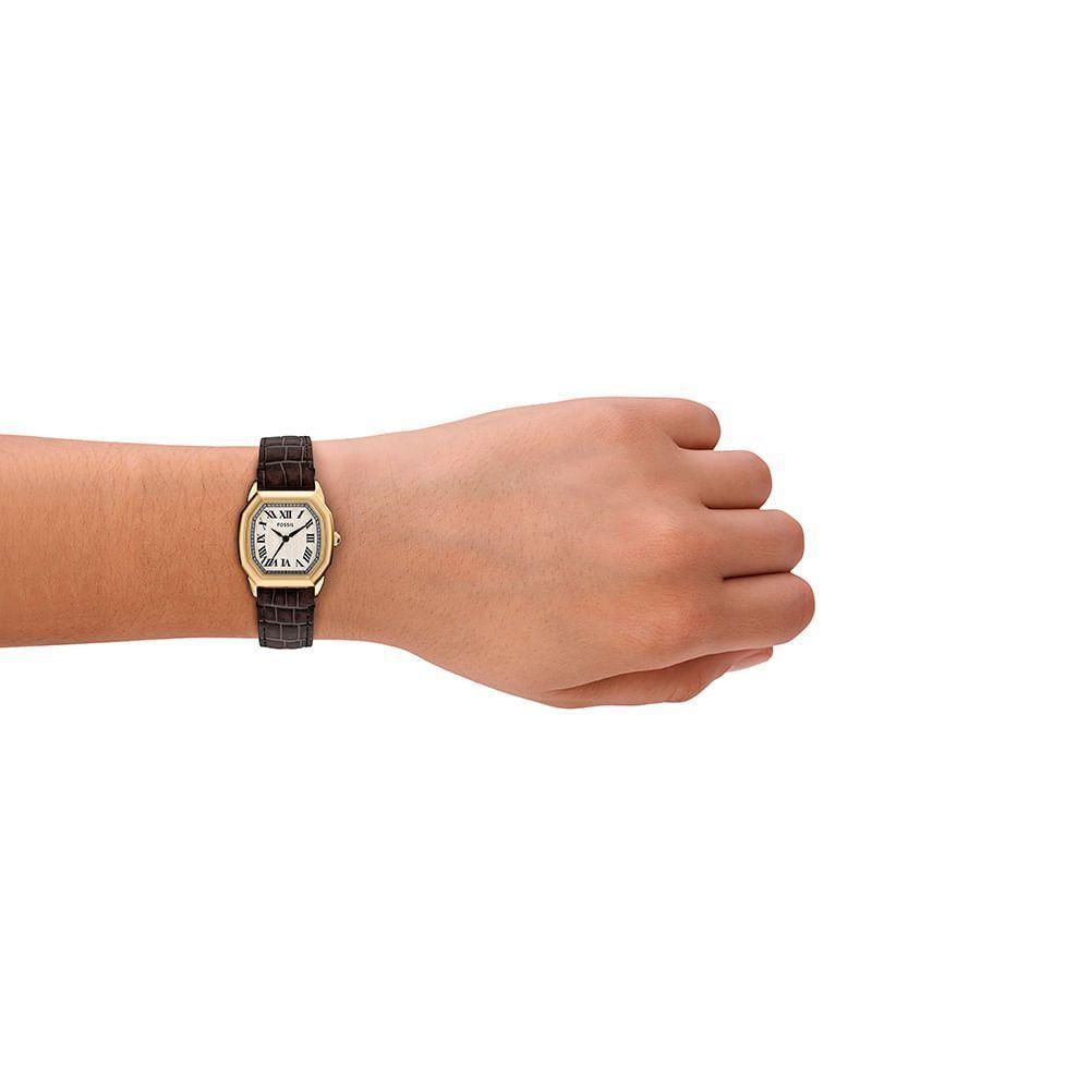 Relógio Fossil Feminino Harlow Dourado - Es5426-0bn Relógio Fossil Feminino Fossil Fem - Es5426-0bn - 8