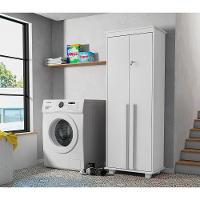 Armário Multiuso México 2 Portas Branco - 1