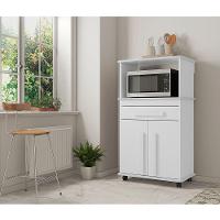 Balcão Armário Multiuso Toronto 2 Portas 1 Gaveta Branco - 1