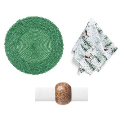 Kit De Mesa Posta Copa E Cia 4 Lugares Starry/ Cervo