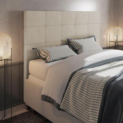 Cabeceira Cama Box Casal 140cm Suede Bege