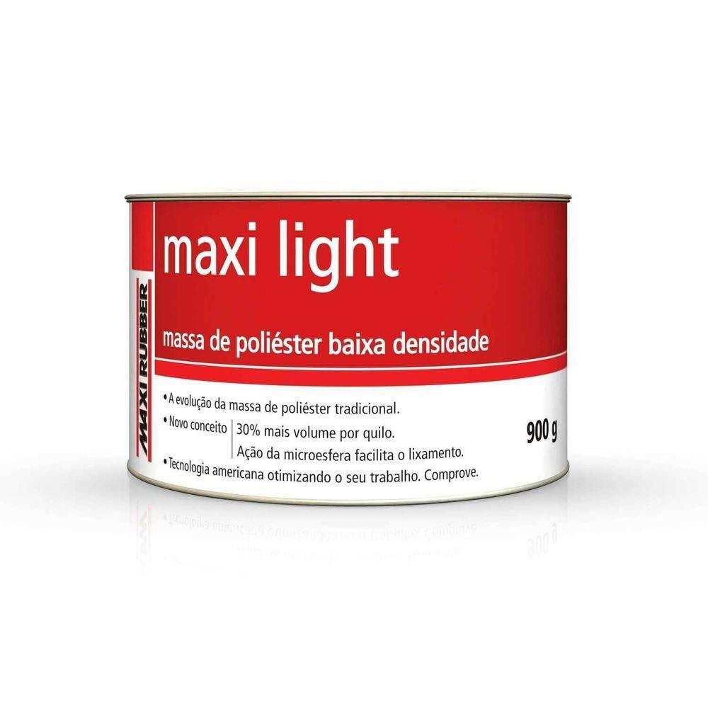 Massa Poliester Maxi Light 900g - Maxi Rubber - 1