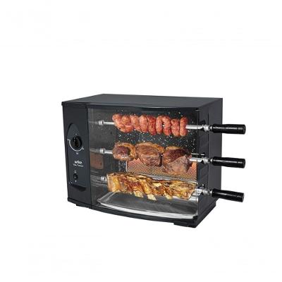 Churrasqueira Rotativa Vitta Premium 03 a Gás GN 3 Espetos Bivolt com Queimador Infravermelho Arke