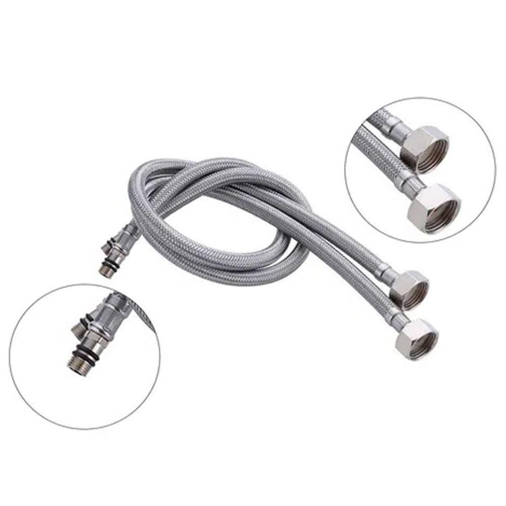 Engate Rabicho Monocomando Par 80Cm Flexível - 1