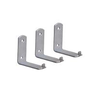 Kit 3 Suporte Para Extintor De Incêndio Chapa L 2 Furo 6X5Cm - 1