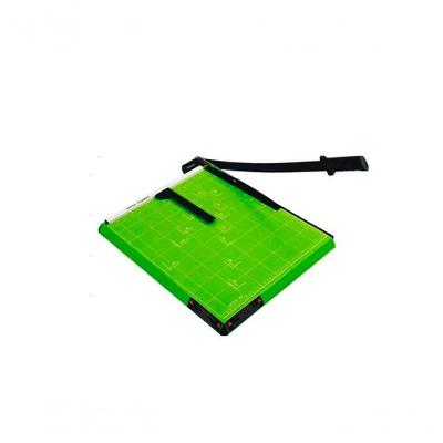 Guilhotina A4 Com Margeador Magnético Verde - 12 Folhas