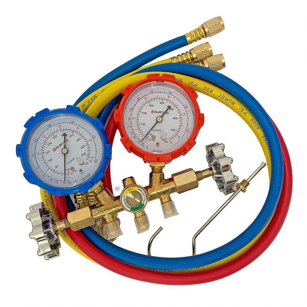 Manifold 1/4" Com Mangueira 90cm R410 Suryha 80150.033 - 3