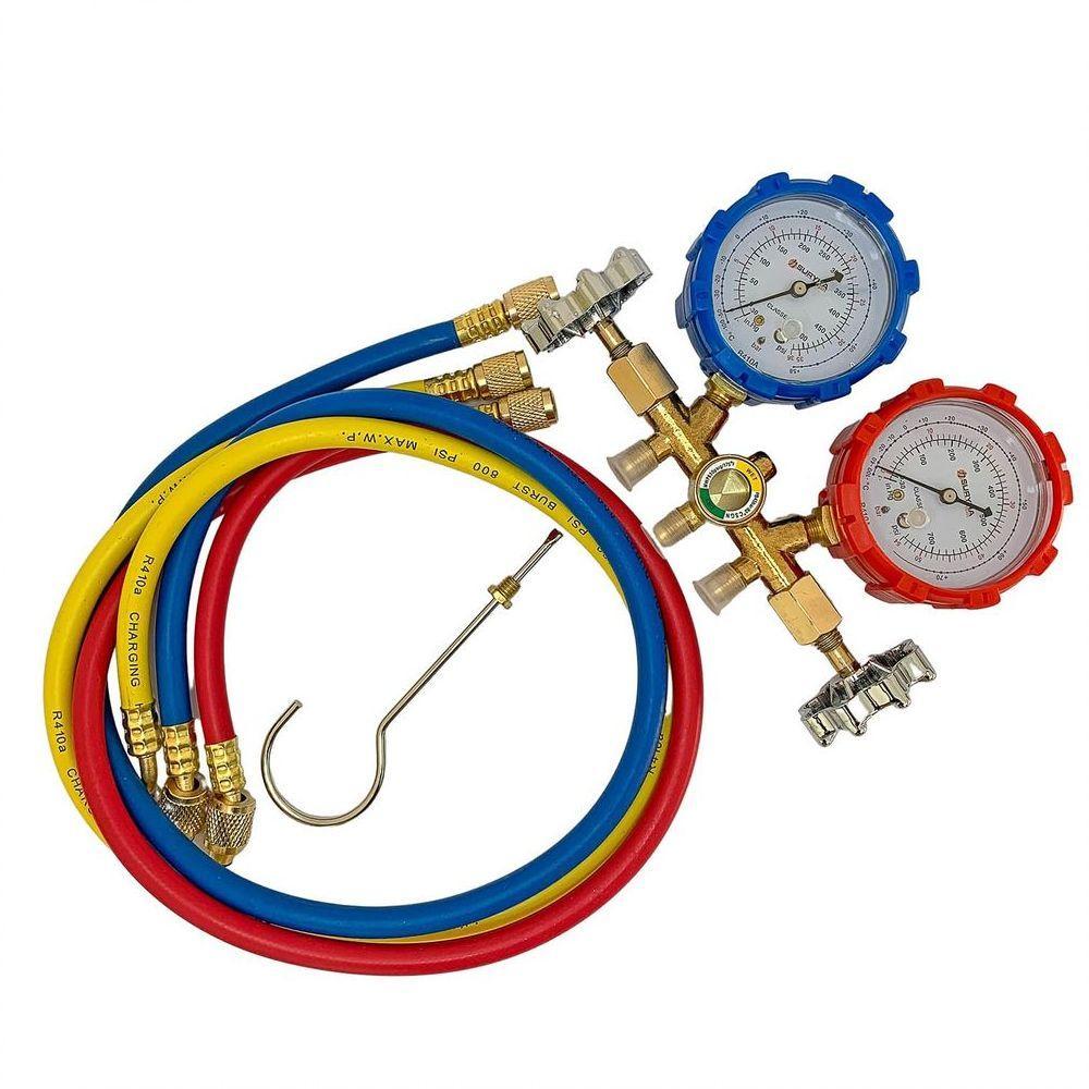 Manifold 1/4" Com Mangueira 90cm R410 Suryha 80150.033 - 4