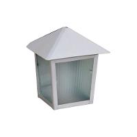 Luminária Verona Parafusar Na Parede Alumínio Branco 20x11cm - 1