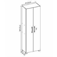 Armário Multiuso Nt 4020 Branco - Notável - 3