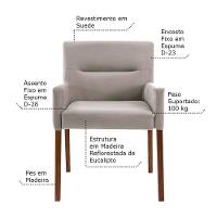 Mesa de Jogos Victoria Redonda Tampo Reversível 2 Cadeiras - 2