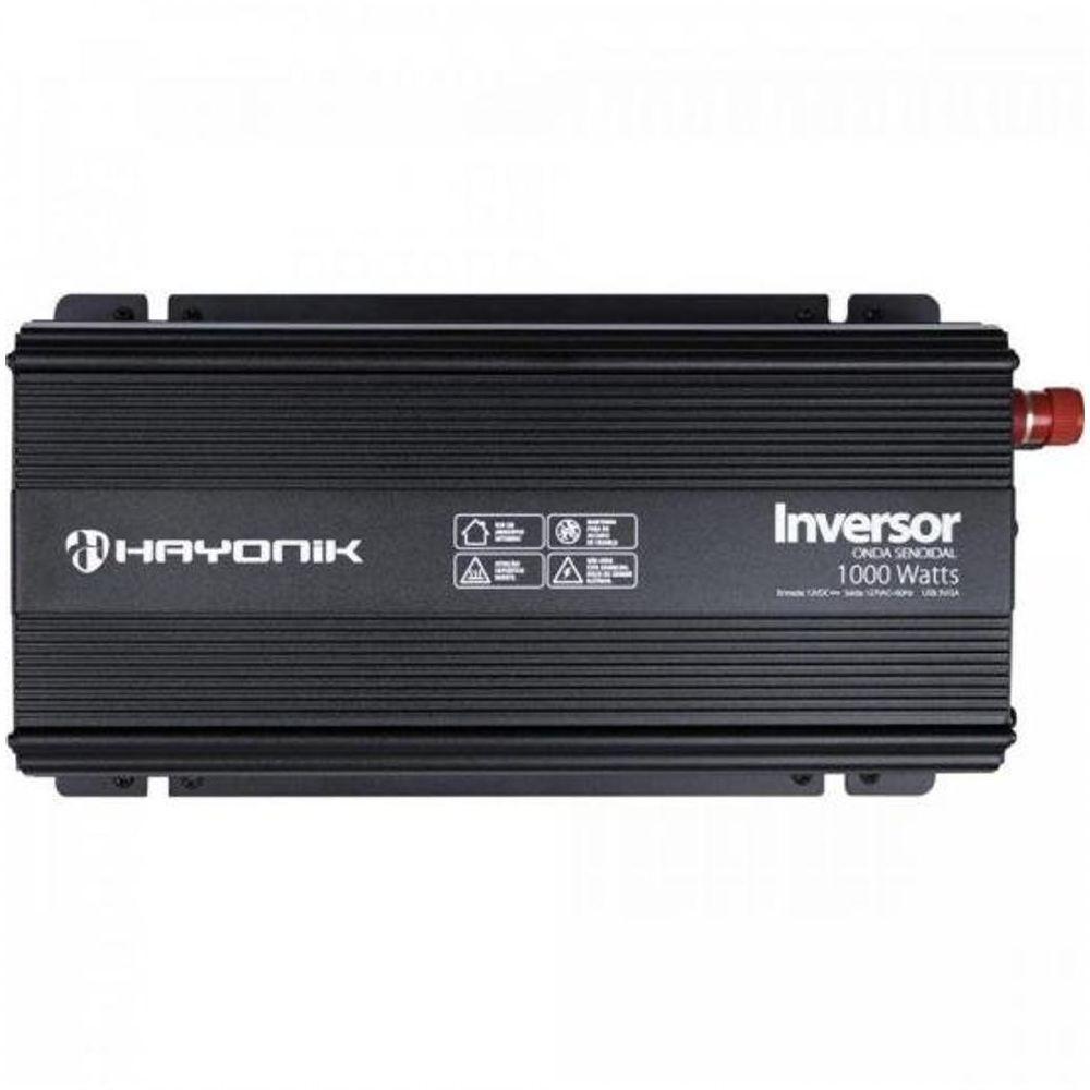 Inversor De Onda Senoidal 1000w 12vdc/127v Pw21-1 Hayonik - 1