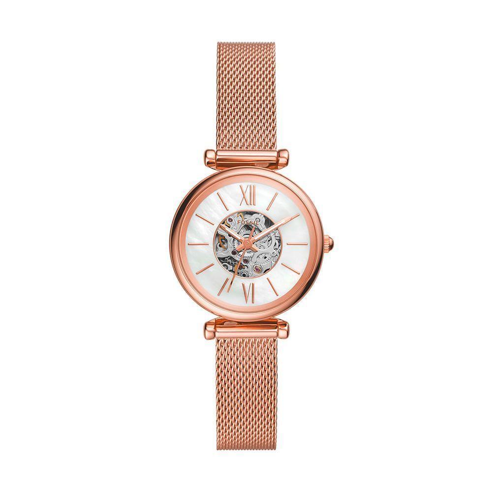 Relógio Fossil Feminino Carlie Mini Rosé - Me3188-1jn Me3188-1jn - 1