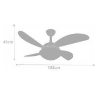 Ventilador De Teto New Air Branco 220V - 2