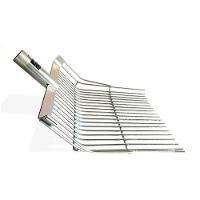 Garfo Forcado Grande Em Aço Galvanizado 20 Dentes Com Cabo - 3