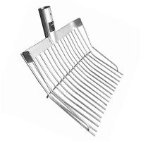 Garfo Forcado Pequeno Em Aço Galvanizado 16 Dentes Com Cabo - 3