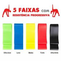 Kit Mini Band 5 Faixas Elásticas Exercício Funcional 891 Lorben - 2