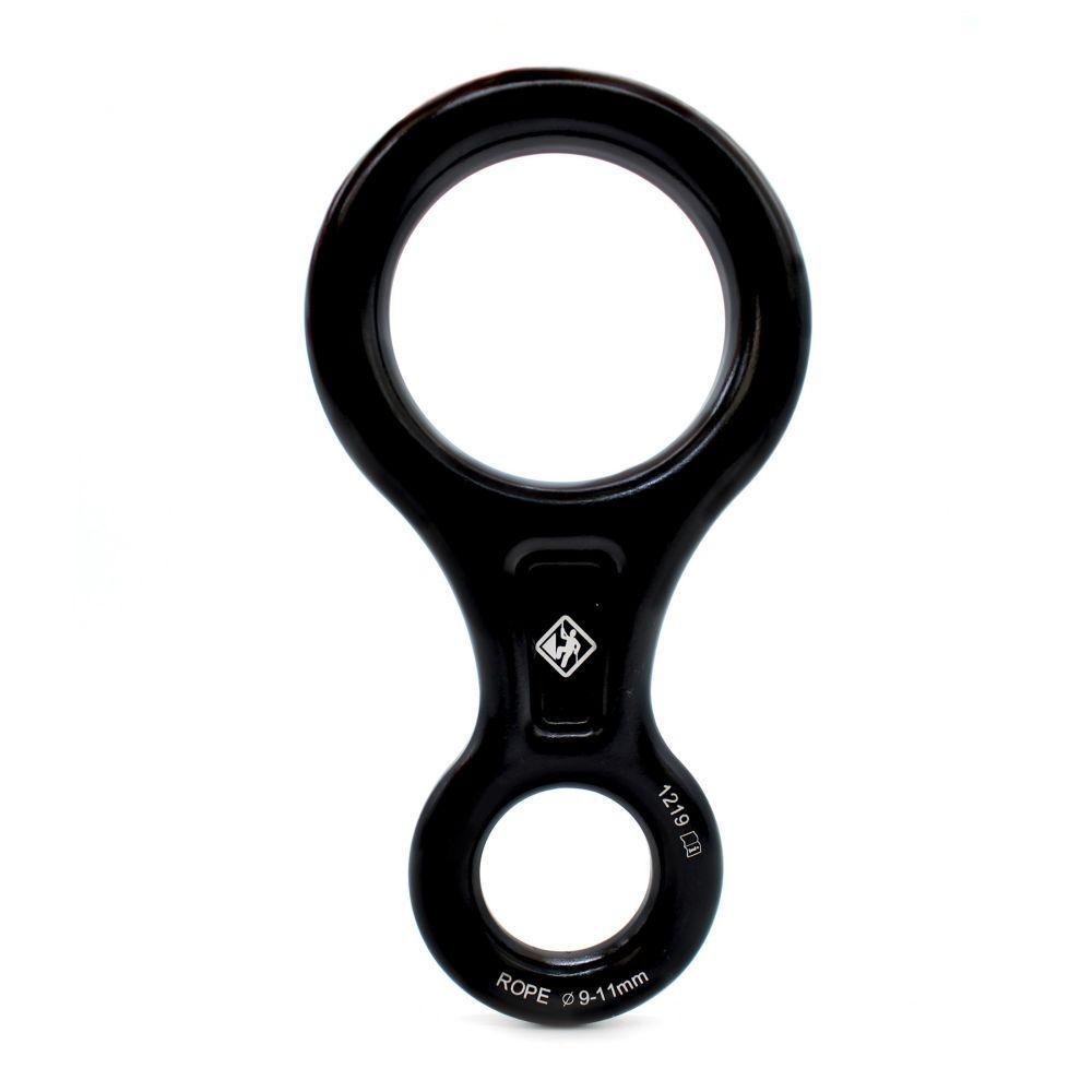 Freio Oito 8 em Alumínio Max Preto 35kn Usclimb - 1