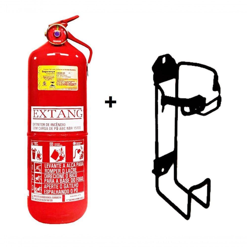 Extintor Abc 2kg Caminhão Com Suporte Validade 5 Anos - 1