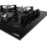 Cooktop 4 Bocas Preto Com Mesa De Vidro Atlas U Top Bivolt - 2
