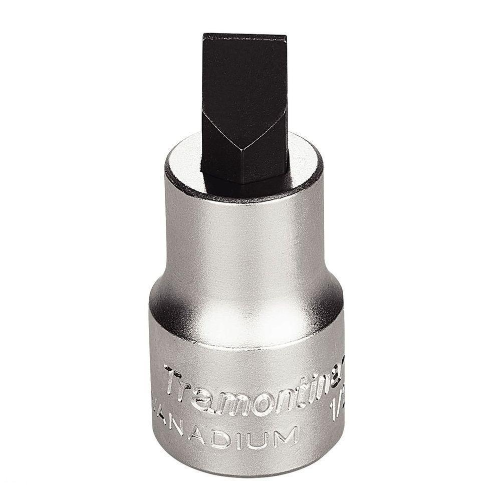 Soquete Em Aço Cromo Vanádio Ponta Chata Tamanho 10 - Encaixe 1/2" Tramontina Pro Tramontina - 1