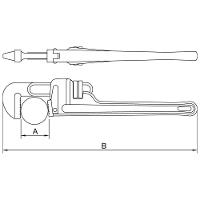 Chave Para Tubos Em Cobre-berílio 8 Tramontina Pro Tramontina - 2