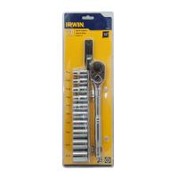 Jogo De Soquetes Sextavado 1-2 11 Peças Irwin 1884954 – Profissional, Resistente E Completo - 3