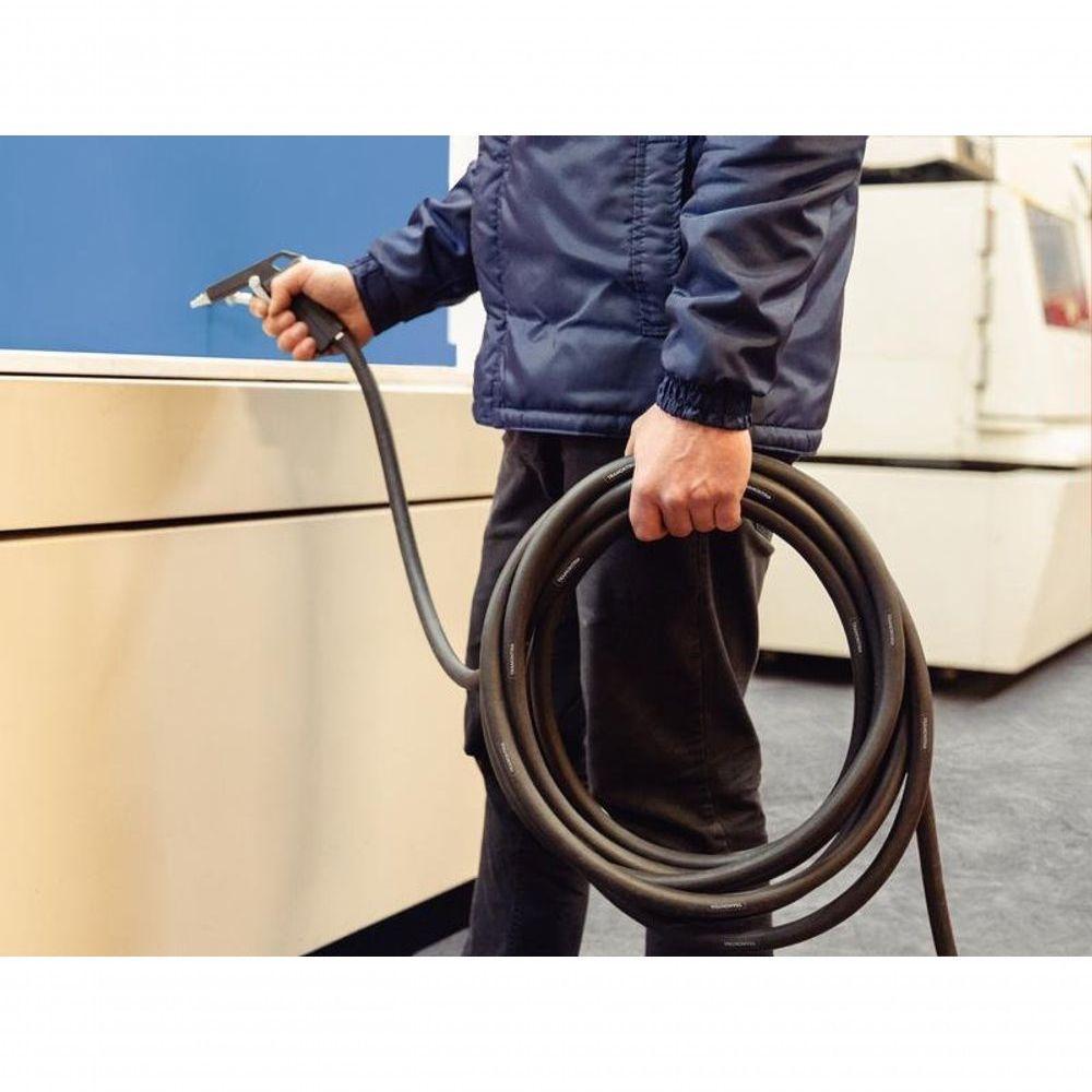 Mangueira Hidro Ar 300 Psi Tramontina Para água Ou Ar Em Pvc Flexível 1-4" X 2,6mm 3 Camadas 50m - 2