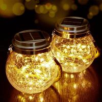 Globo Fraco Luzes Fio De Fadas Solar Lanterna Leds Amarelo - 2