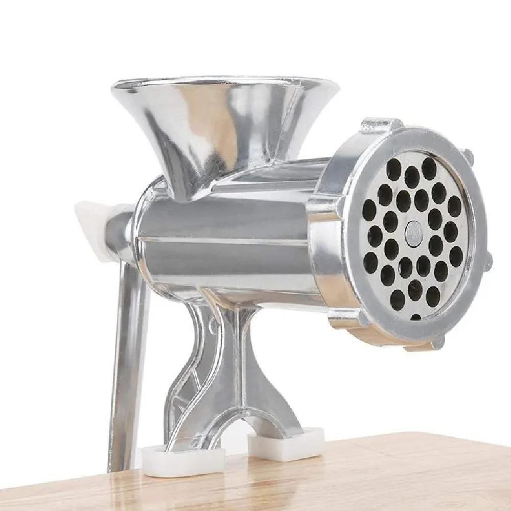 Moedor De Carne Em Aluminio Grande Maquina De Moer Tamanho 12 Hamburguer Alimentos Biscoito E Embutidos Profissional - 4