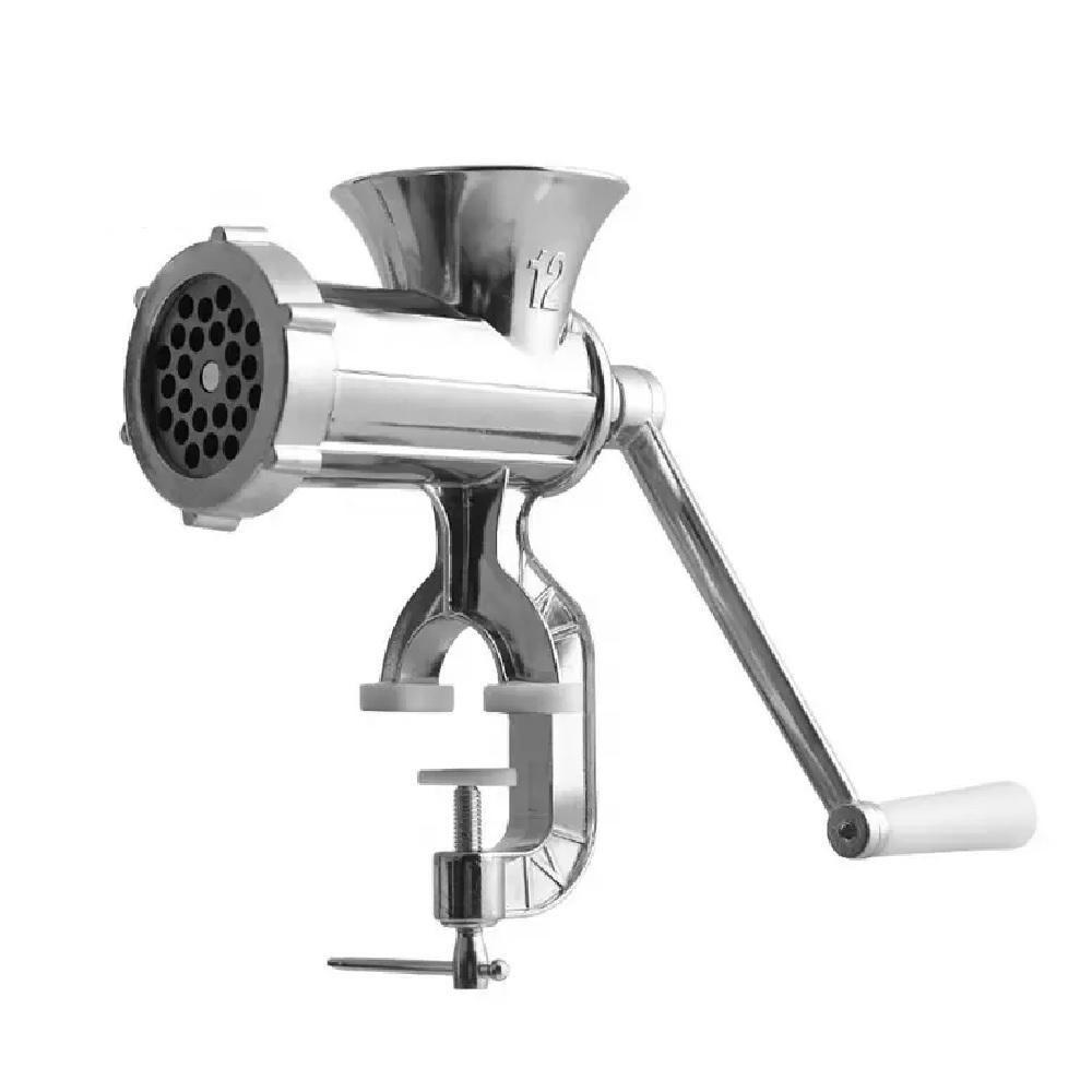 Moedor De Carne Em Aluminio Grande Maquina De Moer Tamanho 12 Hamburguer Alimentos Biscoito E Embutidos Profissional - 5
