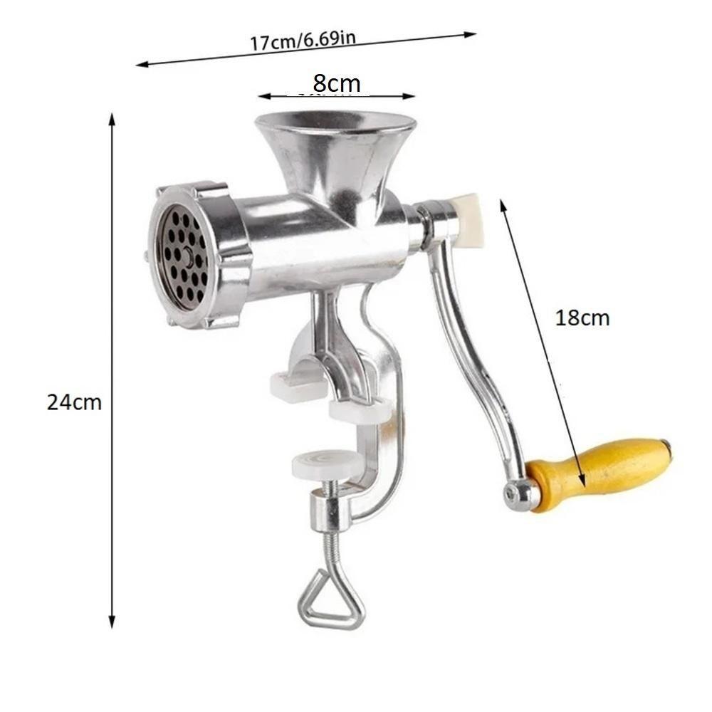 Moedor De Carne Em Aluminio Grande Maquina De Moer Tamanho 12 Hamburguer Alimentos Biscoito E Embutidos Profissional - 8