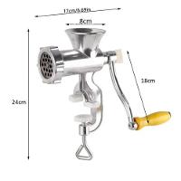 Moedor De Carne Em Aluminio Grande Maquina De Moer Tamanho 12 Hamburguer Alimentos Biscoito E Embutidos Profissional - 8