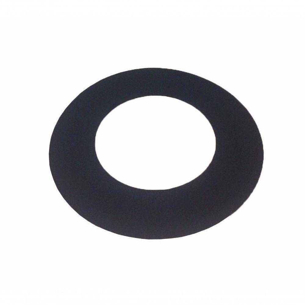 Anel De Acabamento Preto Para Laje Ou Parede Para Dutos De 230 Mm De Diâmetro - 1