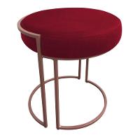 Kit 02 Puffs Love Suede Base Cobre Vermelho - 3