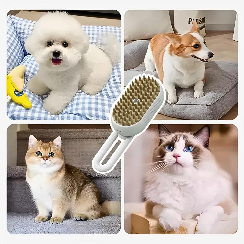 Escova A Vapor Para Pets 3 Em 1 - 4