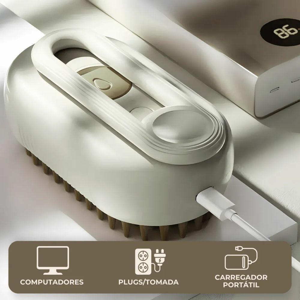 Escova A Vapor Para Pets 3 Em 1 - 8